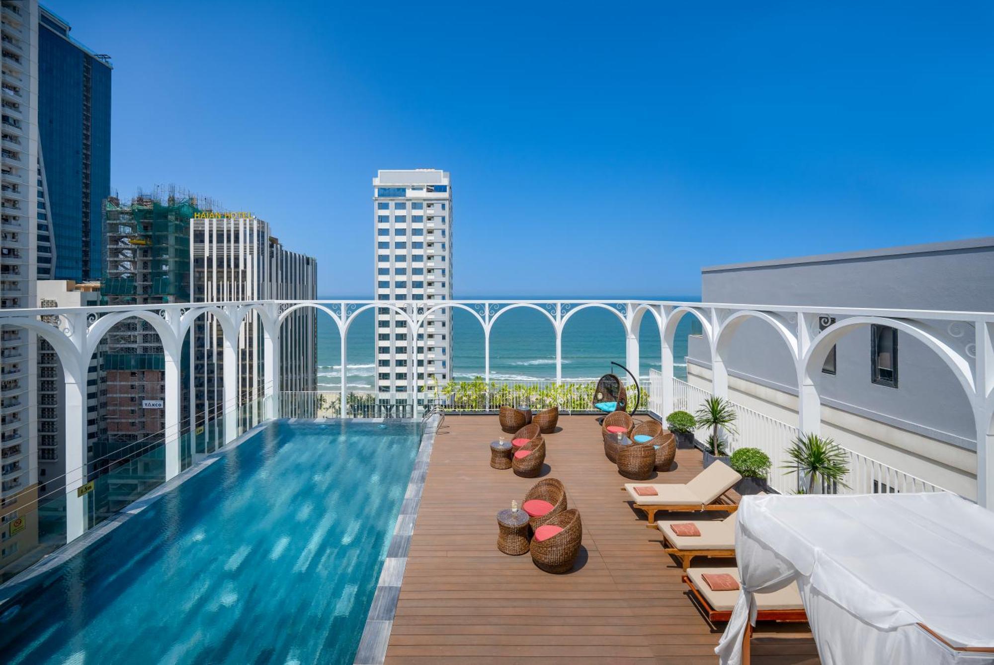 Golden Lotus Luxury Hotel Danang - Complimentary Daily Afternoon Tea Esterno foto