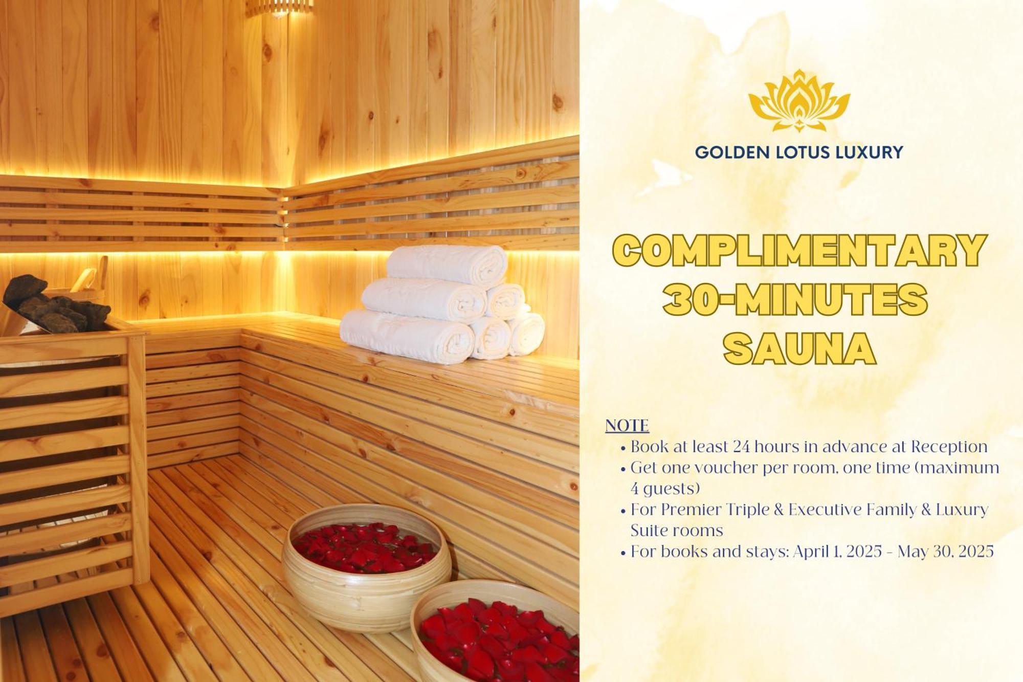 Golden Lotus Luxury Hotel Danang - Complimentary Daily Afternoon Tea Esterno foto